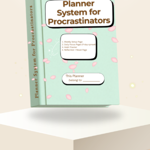 Planner System for Procrastinators