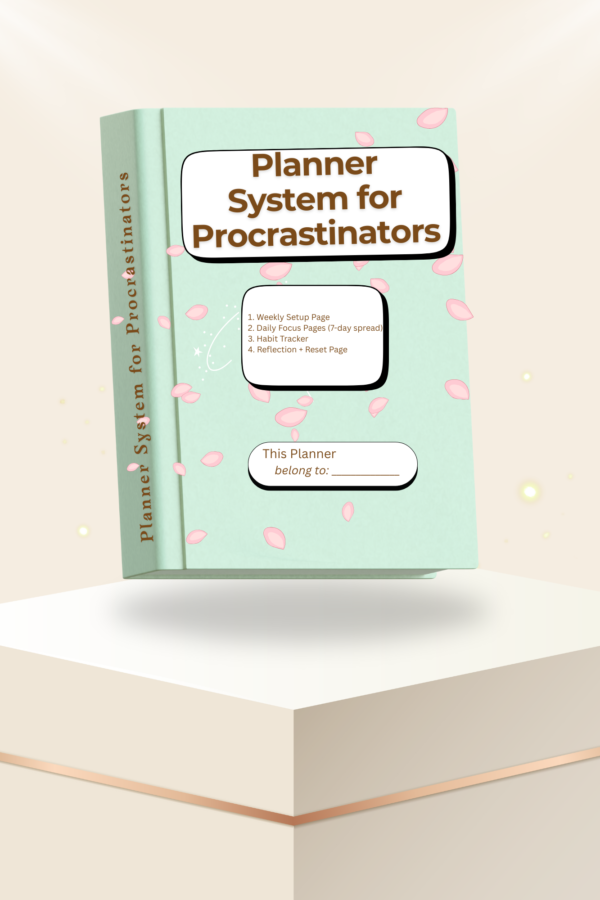 Planner System for Procrastinators
