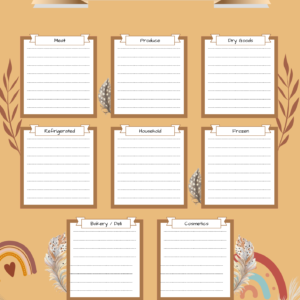 Illustrated Shopping List