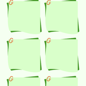 Green Illustrated Grocery List