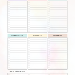 Shopping List Pink 1