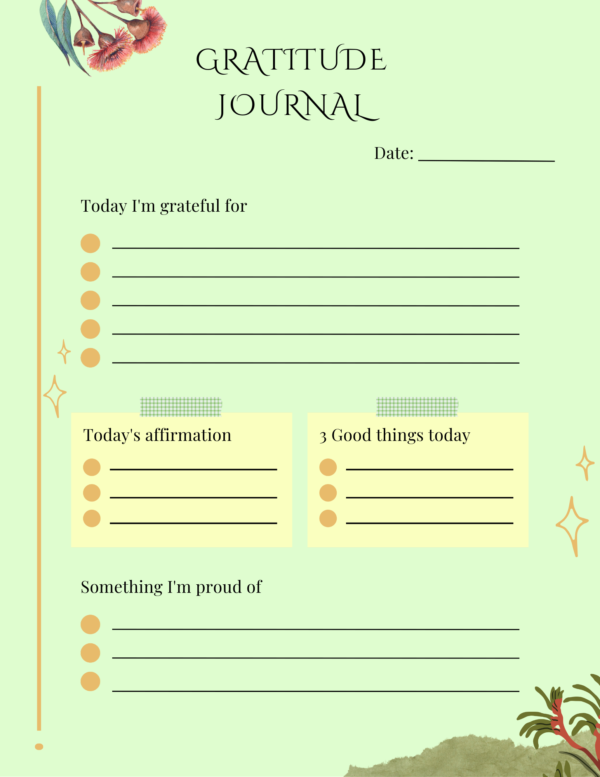 Gratitude Journal - Fresh Green - Image 2